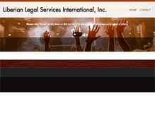 Tablet Screenshot of liberianlegal.com